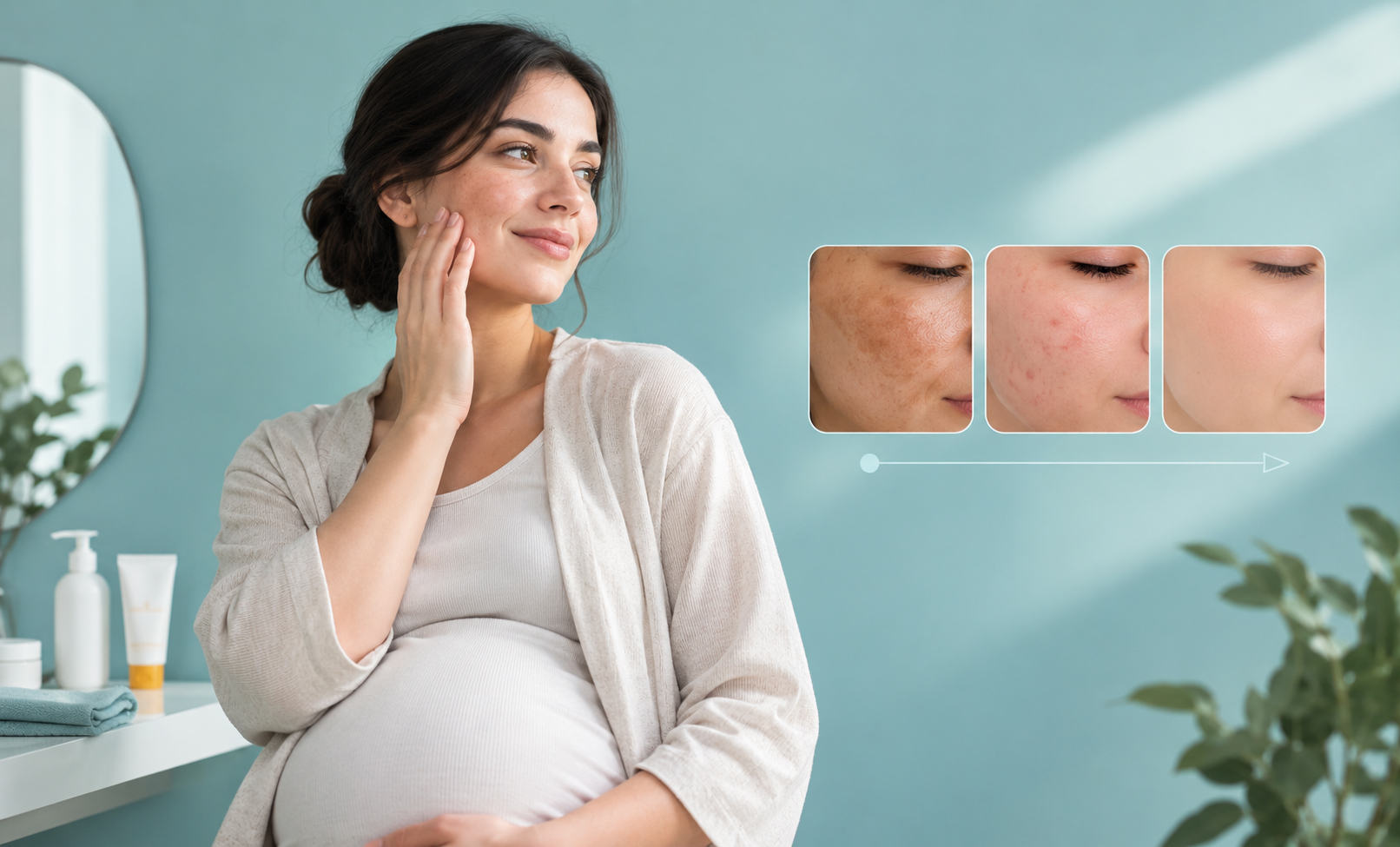 آیا تغییرات چهره در بارداری موقتی است؟