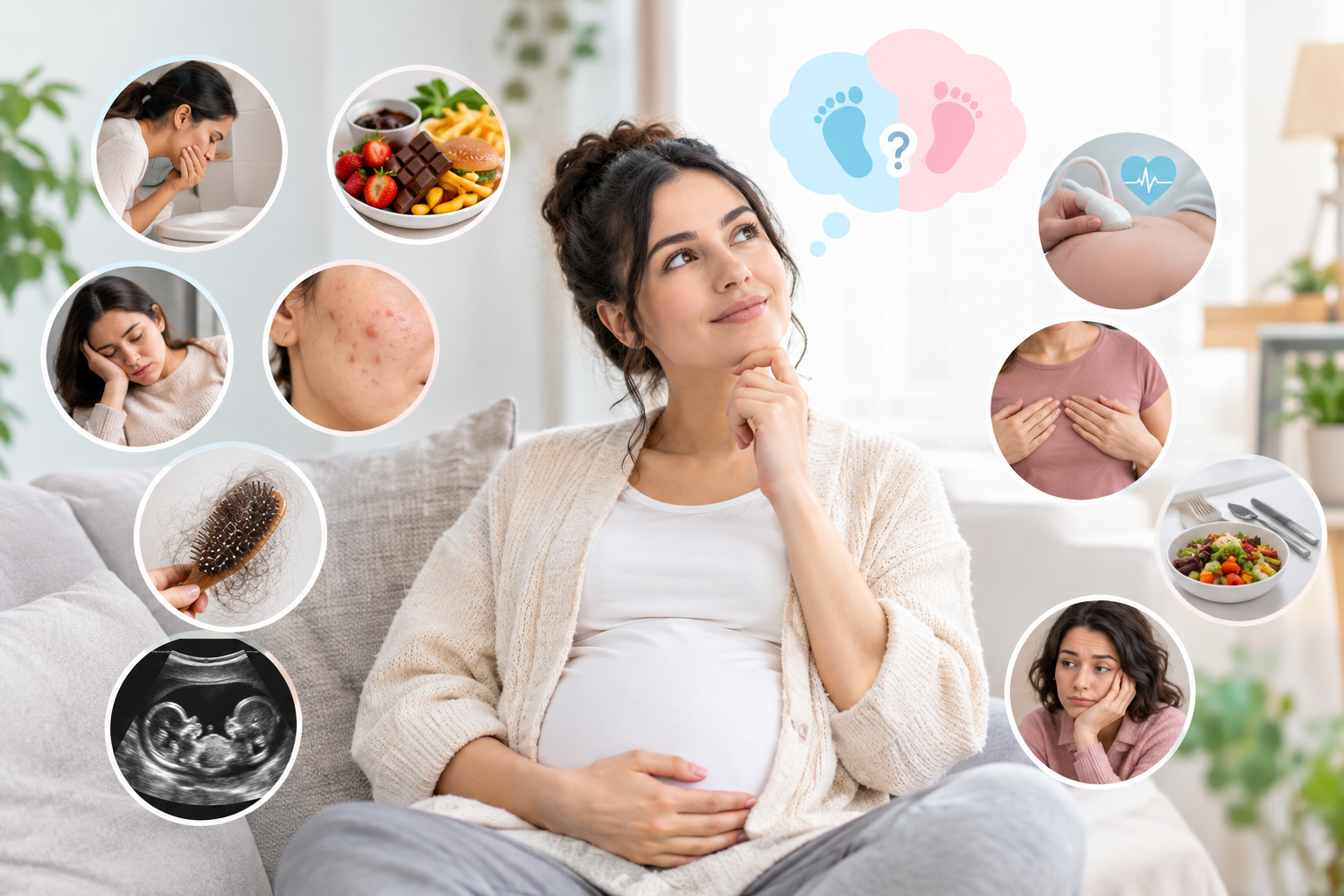 تفاوت علائم بارداری پسر و دختر در هفته نهم