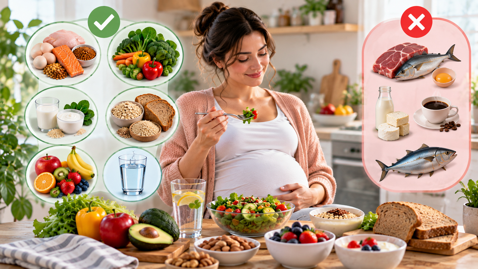 تغذیه در هفته ۳۰ بارداری؛ چی بخوریم؟