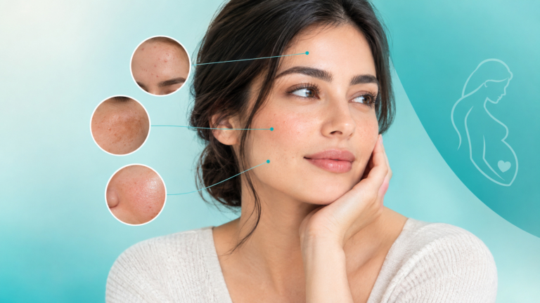 علائم بارداری از روی چهره