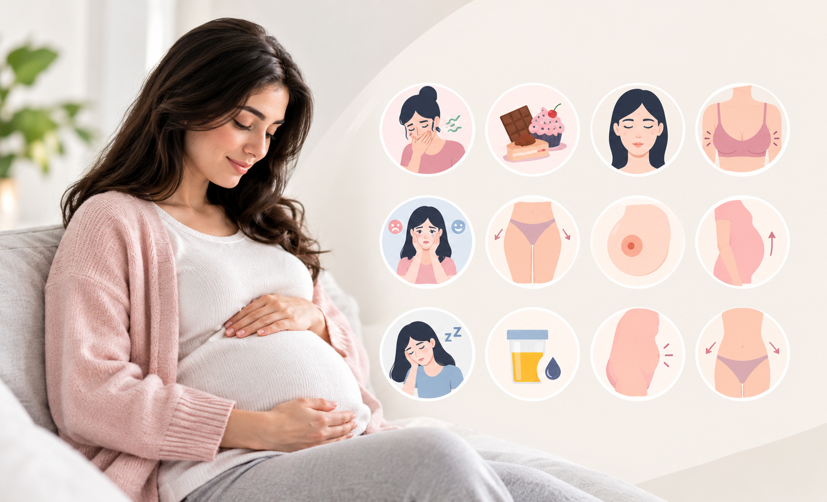 علائم بارداری دختر در هفته اول